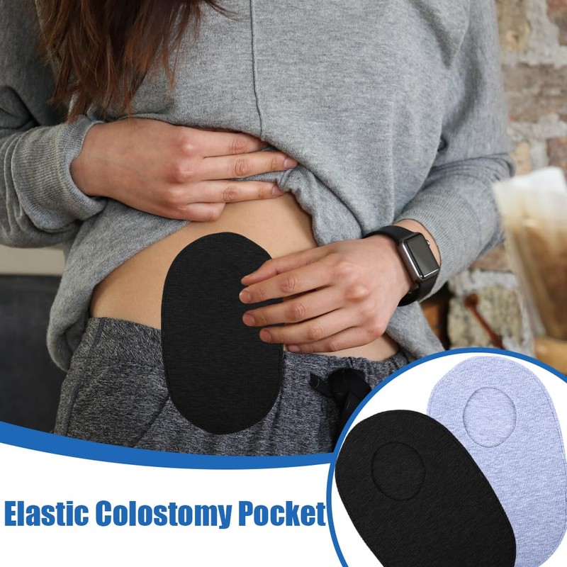 MIRKUZI Ostomy Bag Covers 2 Piece Ostomy Bag Set Ostomy