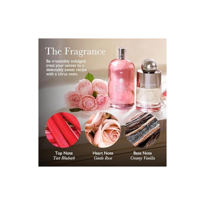 Molton Brown Delicious Rhubarb & Rose Bath & Shower Gel