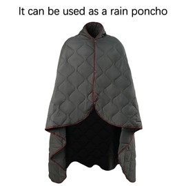 LOOGU Camo Blanket Waterproof Poncho Liner for Outdoor Camping, Hiking, Hunting, Survival, Backpacking, Picnicking, Fishing Trips