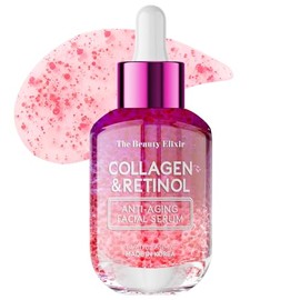 The Beauty Elixir Suero de Colágeno y Retinol para el Rostro - Ultra Hidratante, Restaura, Suaviza y Reduce las Arrugas - Probado por Dermatólogos, In