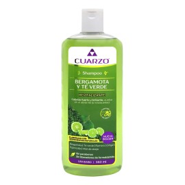 Shampoo Bergamota Y Té Verde Resequedad Cabello Fuerte Cuarzo