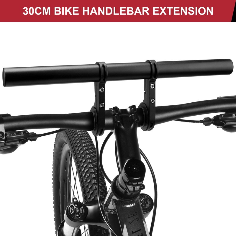 Kigniote Bicycle Handlebar Extension 30 cm Bicycle Handlebar Extension Aluminium
