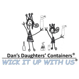 Dan's Daughters' Containers 3' x 1/4" Wick It Up with US 3' x 1/4" Round Fiberglass Wick Kerosene Oil Lamps Lanterns Torch Wine Bottle Candle Mood Lighting (14)(1 4) Emergency Lighting 02