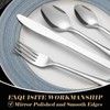 KOOMADE 60 PCS Silverware Set - Windsor Stainless Steel Silverware