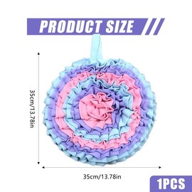 PLUSHCEWT Snuffle Mat for Dogs,Dog Snuffle Mat,Puppy Slow Feeding Training Mat,Snuffle Mat for Rabbits,Pet Treats Feeding Mat for Interactive Feeding Game for Boredom and Mental Stimulation