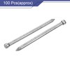 sourcing map Finishing Nails 100pcs 50mm 2 Inch Hand-Drive Hardware