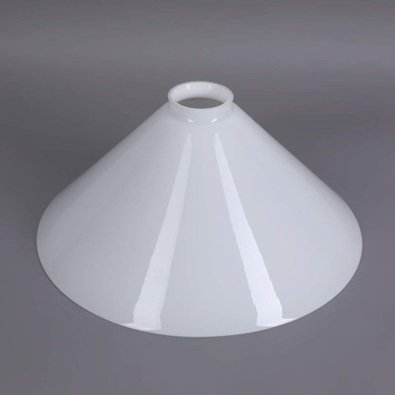 Cobbler Shade Diameter 300 mm White Replacement Glass Lamp Shade