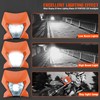 fewfuss Universal Dirt Bike LED Headlight Kit, Motorcycle Dirt Pit