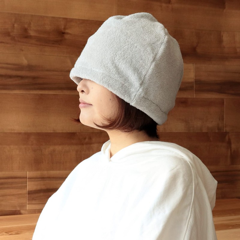 Sensui Sauna Hat, Made in Japan, Antibacterial, Deodorizing, Towel, Washable,