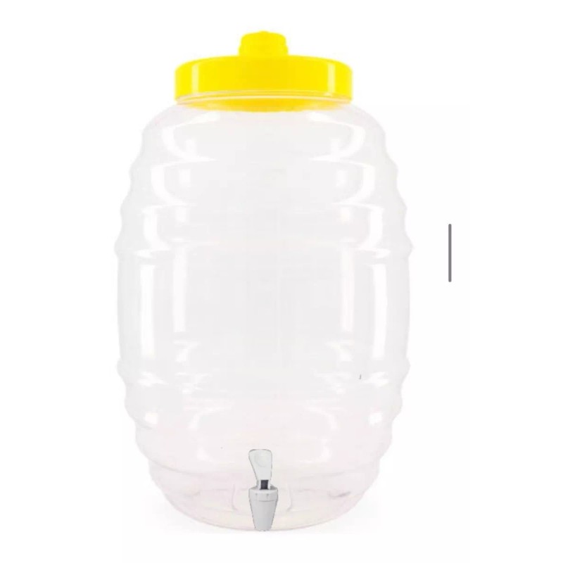 Barril Vitrolero De Plástico Con Llave 10 Lt 2 Piezas