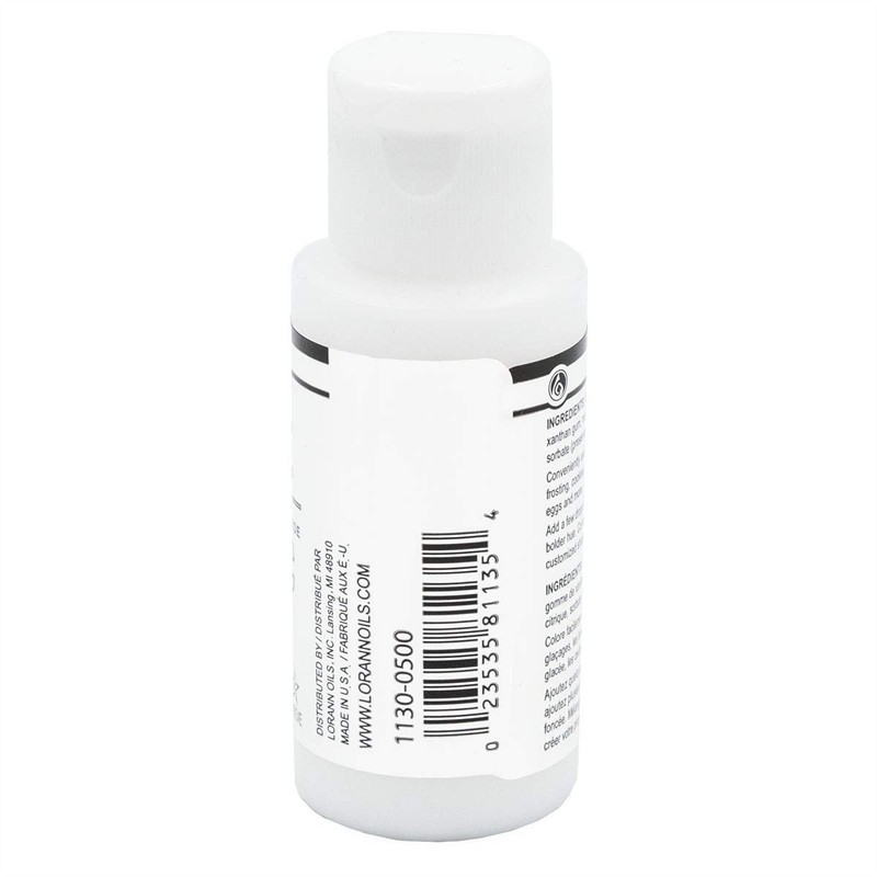 LorAnn White Liquid Food Color, 1 ounce squeeze bottle