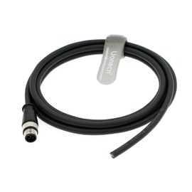 Uonecn M12 5Pin Male Aviation Socket PVC Electrical Power Cable 2M