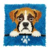 veirousa Boxer Puppy Latch Hook Kits for Adults, Beginners DIY