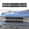 SQQP Front Grill Insert Mesh Grille Inserts Cover Kit 6Pcs