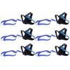 10Pcs AntiStatic Foot Strap Blue Synthetic Rubber Band Workshop Accessories