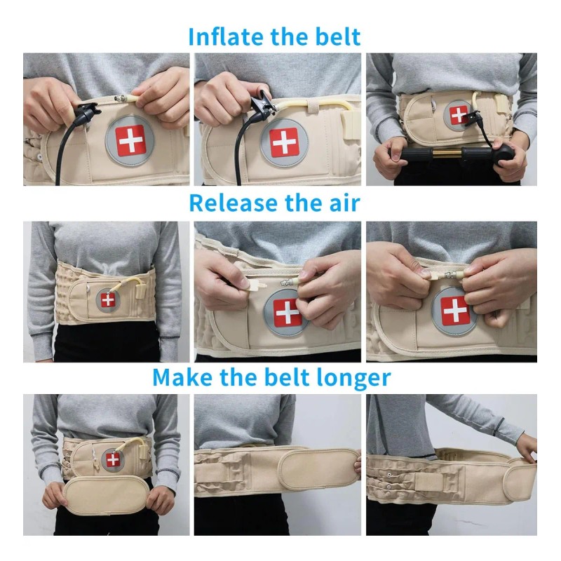 Cinturón De Descompresión Para Aliviar El Dolor De Espalda