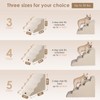 EHEYCIGA Curved Dog Stairs Ramp for High Beds 19.7" H,