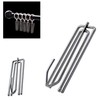 PLASTIFIC Pack of 20 Metal Curtain Hooks Pinch Pleat Header