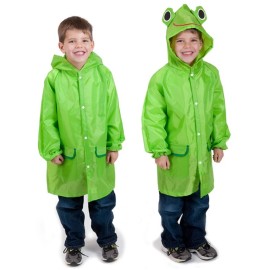 Cloudnine Children's Froggy Raincoat, for Ages 5-12 One Size fits All