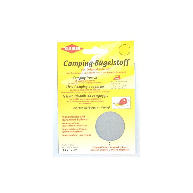 Kleiber 100 Percent Cotton Canvas Tent with Awning Iron on