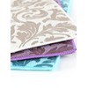 NORMAK Large Size, Stylish Damask Pattern, Water Absorbent, Quick Drying,