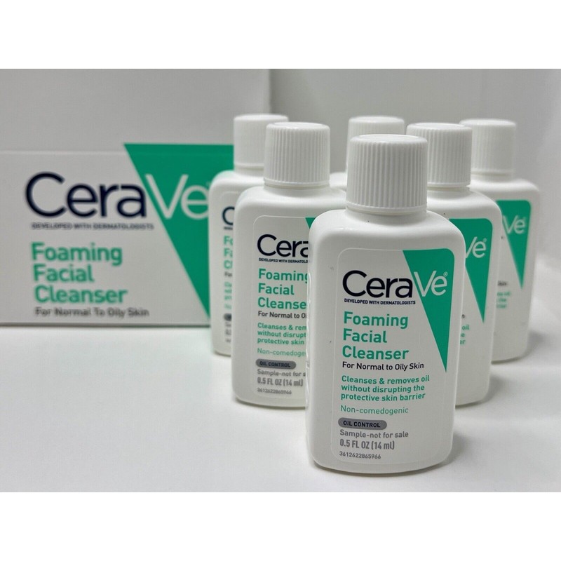CeraVe Foaming Facial Cleanser Normal-Oily Travel Size (.5 fl oz