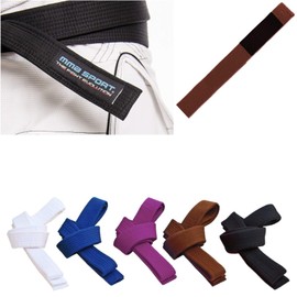 BJJ Belt Jiu Jitsu Kimono - gi 100% Cotton 6 mm (A2 / 280 cm, Brown)