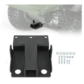 KUAFU 2" Trailer Hitch Receiver Compatible with Kawasaki Mule 600 610 2005-2016, Mule SX 2017-2025 Rear Trailer Tow Hitch Receiver Plate Kit