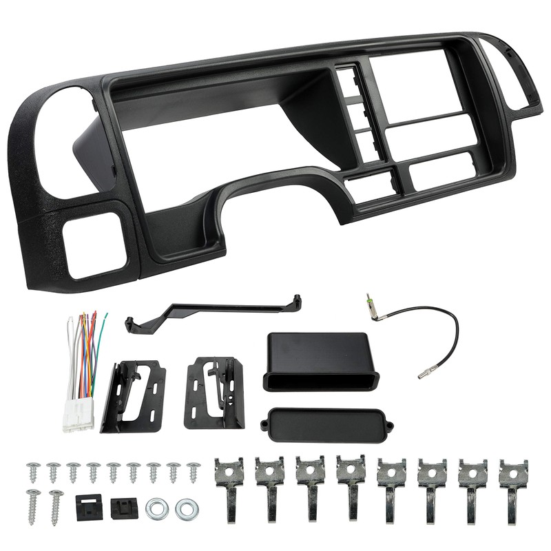 ECOTRIC Double Din Dash Panel Compatible with 1995-2002 GMC Truck