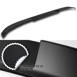 HYPERSPEED W-Power Rear Roof Window Deflect Visor Spoiler Wing ABS Fit for 2016 2017 2018 2019 2020 Kia Optima, Car Mods Exterior Accessories, Auto Body Kit Replacement Parts Assembly (Primer Black)