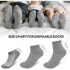 Disposable Socks 20 Pairs – Compressed Cotton Socks for Men