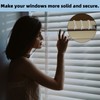 10PCS Valance Clips Transparent Plastic Window Blind Clips Hidden Channel