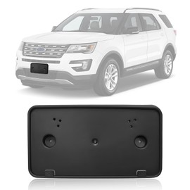 CarPartsDepot Front License Plate Bracket for Ford Explorer 2011-2015 BB5Z17A385BA FO1068136