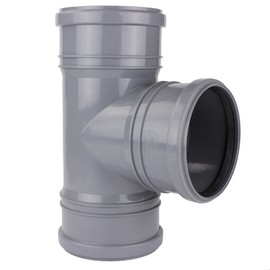 VONLIS T-Piece HT Pipe System Socket Waste Water Pipe Branch Waste Water DN 110/110/110