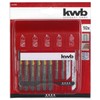 KWB 10-PIECE U-SHAFT JIGSAW BLADE SET - UNIVERSAL SET FOR