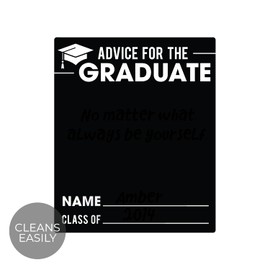 Advice for Grad Blackboard Style Photo Prop
