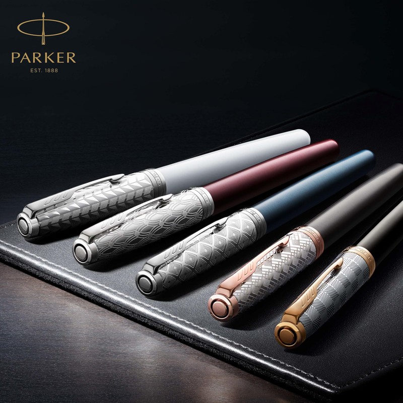 Parker Sonnet Penna Roller | Acciaio Inossidabile con Finiture in