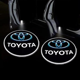 KLIFE LIMITED  2Pcs LED Car Door Projector Welcome Light for Honda Civic/Accord/CR-V/Fit/HR-V/Vezel/Odyssey:_TOYOTA-2