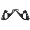 Unbranded ABS Carbon Fiber Steering Wheel Button Cover Trim For