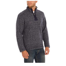 Orvis Brighton Men's Sherpa Lined 1/4 Zip Pullover (Navy, XX-Large)