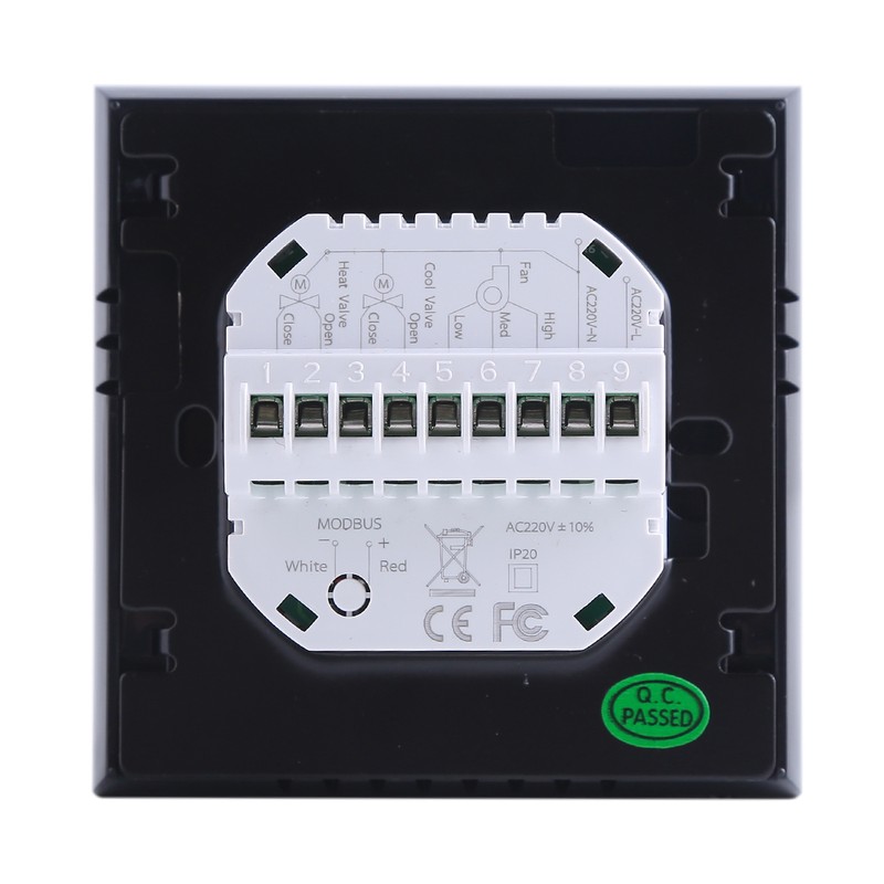 Four Pipe Wifi Voice Intelligent Room Thermostat Digital Programmable Temperature