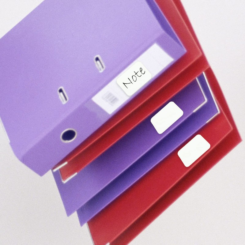 38x19mm,1200PCS Matte White Labels Stickers Small Sticky Labels Name Labels