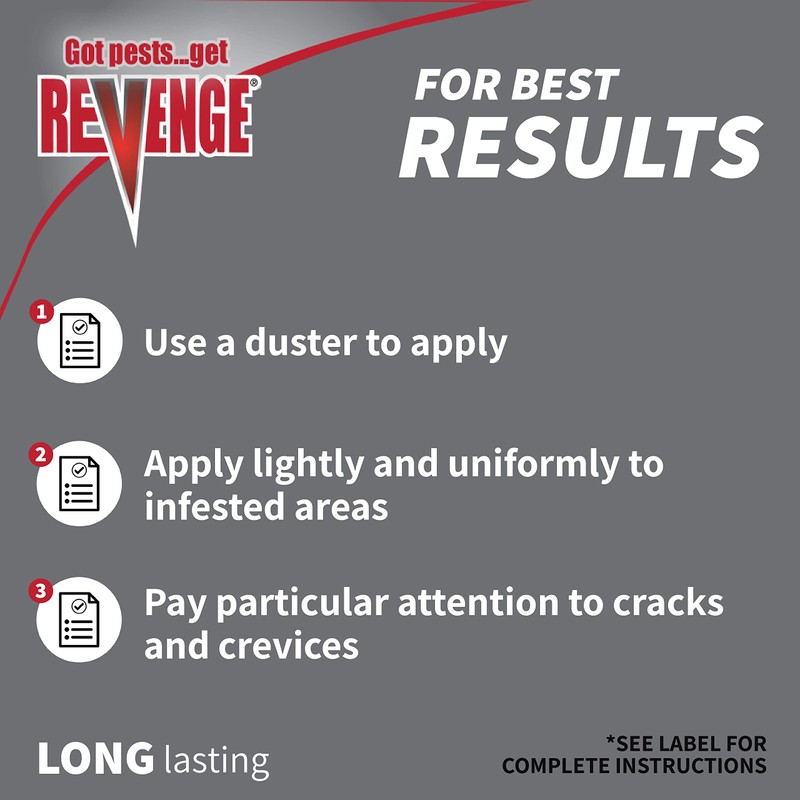 REVENGE Ant Killer Dust, 1 lb. Ready-to-Use Long Lasting and
