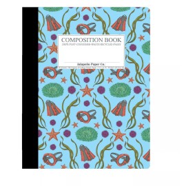 Jalapeno Paper Michael Roger Jalapeno Paper "Monterey" Composition Book, 7.5" x 9.75", 80 Shts