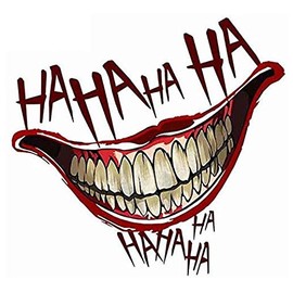 Joker Mouth Graffiti Repair Car Refrigerator Surfboard - Sticker Graphic Car Laptop Trucks Waterbottles Lunch Box Skateboard