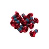 Reverse Components Women's Disc Rotor Bolt Set 12 Pieces (Red),