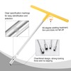 sourcing map T-Handle Metric Socket Wrench 8mm High Carbon Steel