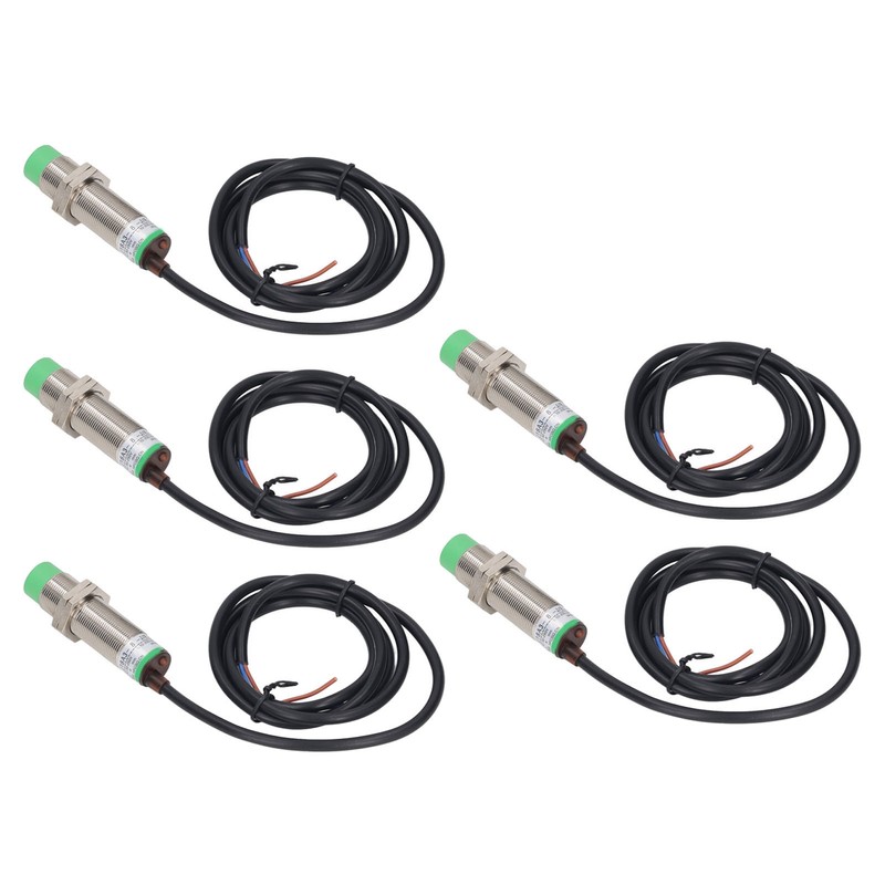 5Pcs Proximity Switch 2 Wire Normally Open 68Hz Response Frequency