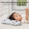 Baby Nursery Pillow Pure Cotton Cartoon Print Wave Single Layer