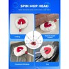 4 Pack Spin Mop Replacement Head Compatible with O-Cedar EasyWring